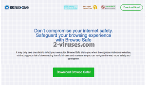 Browse Safeによる広告