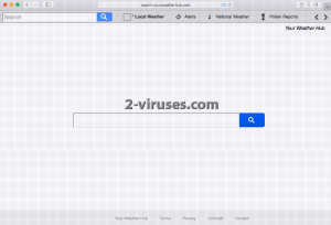 Search.yourweatherhub.com ウイルス