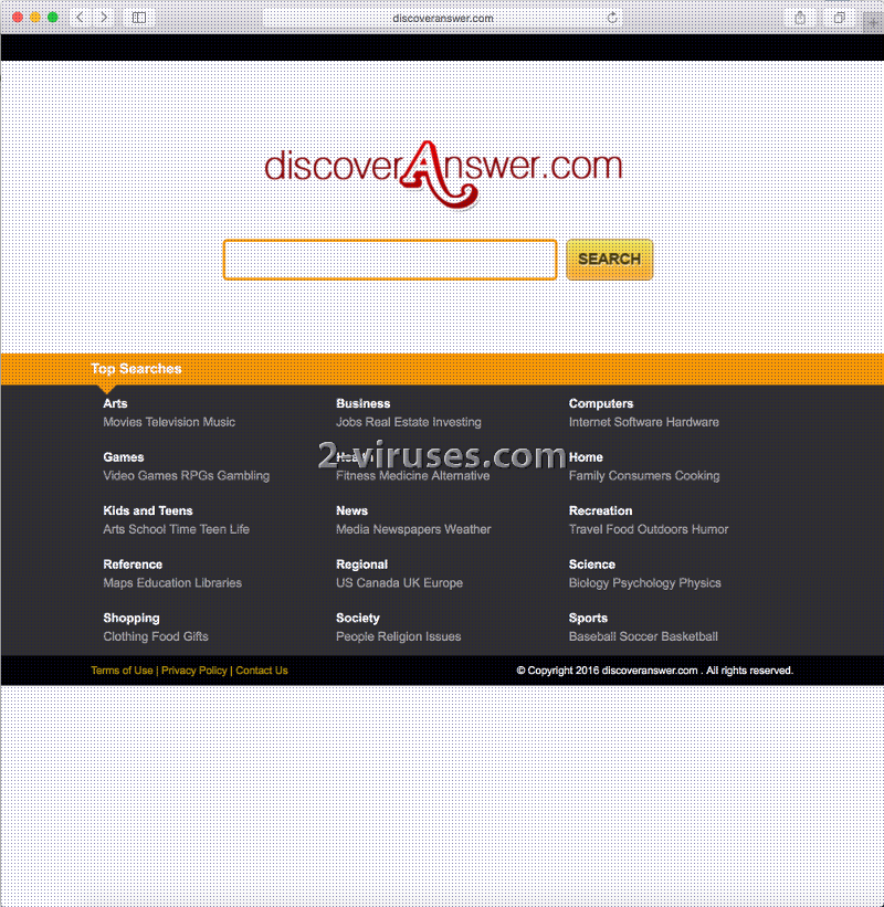 Discoveranswer.com ウイルス