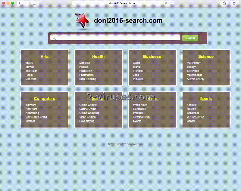 Doni2016-search.com ウイルス
