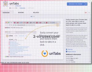 unTabs 広告(unTabs ads)