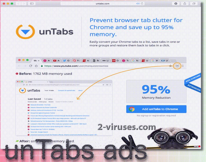 unTabs ads virus