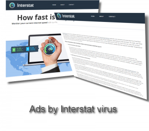Interstat ウイルスによる広告