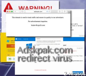 Adskpak.com redirect ウイルス
