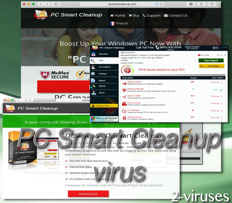 PC Smart CleanUp virus