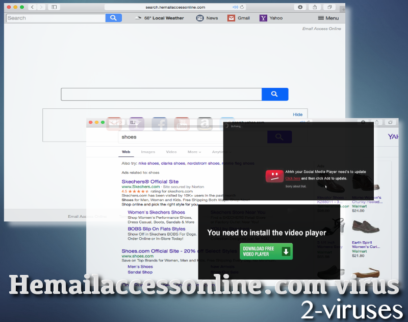 Hemailaccessonline.com virus remove
