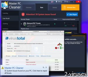 Master PC Cleaner PUP