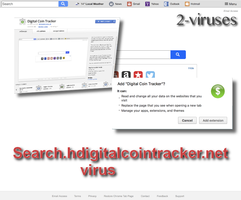 Search.hdigitalcointracker.net virus remove