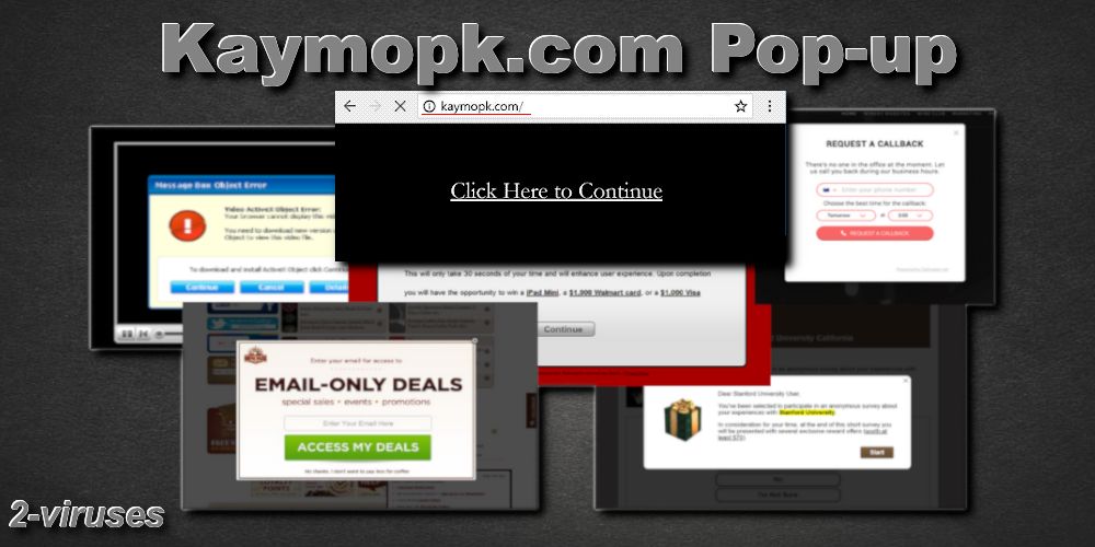 Kaymopk popup url