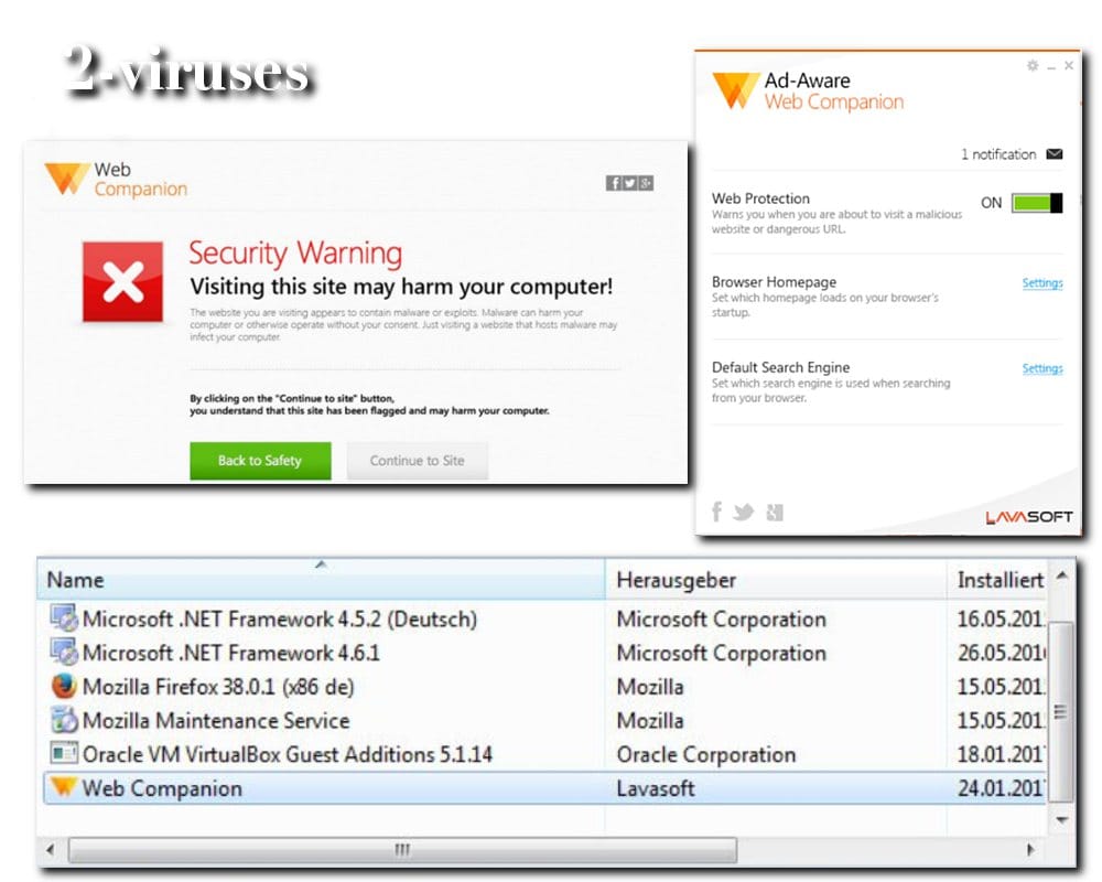 Web Companion を削除するには Malwarerid Web Companion を削除するには Malwarerid