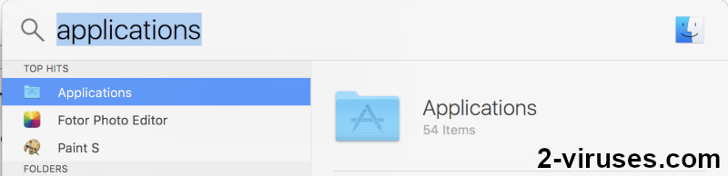 mac applications folder