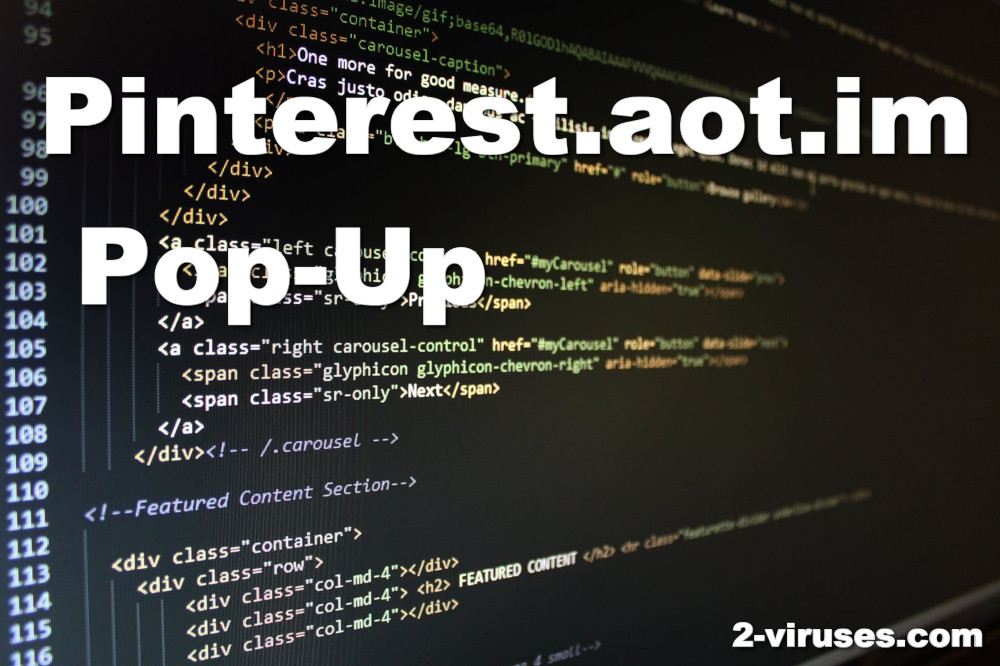 Pinterest.aot.im Pop-Up removal